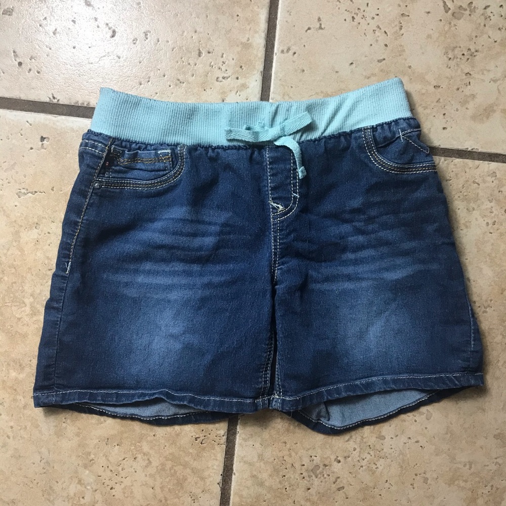 Girls Blue Denim Shorts